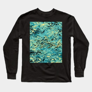 Abstract Art Marble Long Sleeve T-Shirt